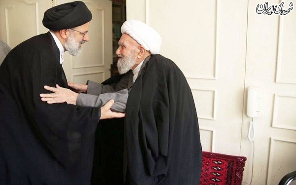 دیدار رئیسی با آیت الله ناصری/ عکس