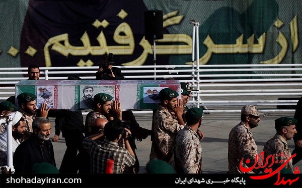 عکس/ مراسم تشییع پیکر شهید حججی در میدان امام حسین (ع)