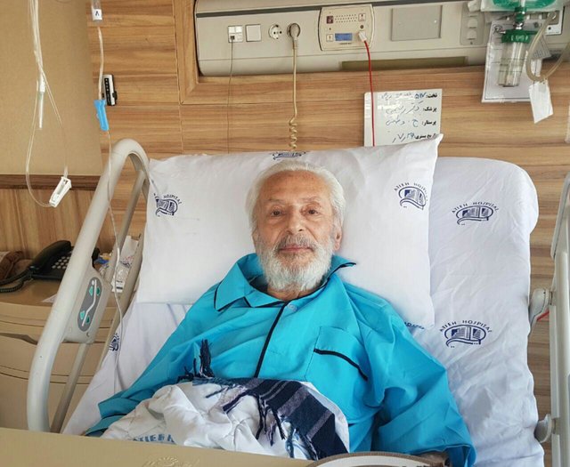 اظهارات جمشید مشایخی پیش از عمل جراحی/ عکس اظهارات جمشید مشایخی پیش از عمل جراحی/ عکس