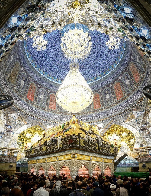 تصویری دیدنی از ضریح حضرت امام حسین(ع) + عکس