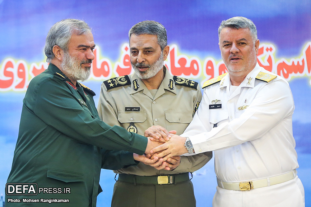 وحدت فرماندهان نیروی دریایی ارتش و سپاه + عکس
