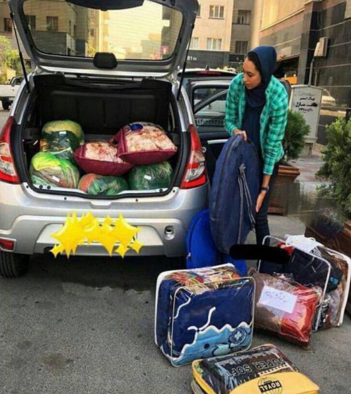 کمک های قابل توجه کیمیا علیزاده به زلزله زدگان +عکس کمک های قابل توجه کیمیا علیزاده به زلزله زدگان +عکس