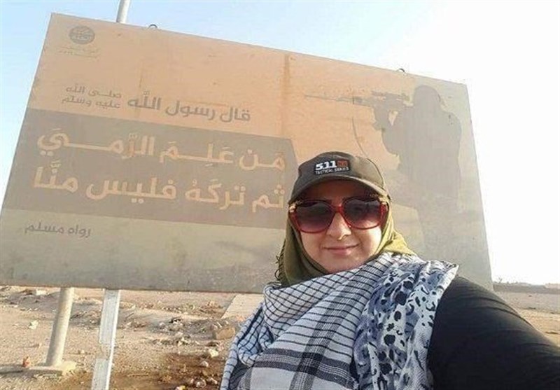 شهادت اولین خبرنگار زن حشد الشعبی در عراق +عکس شهادت اولین خبرنگار زن حشد الشعبی در عراق +عکس