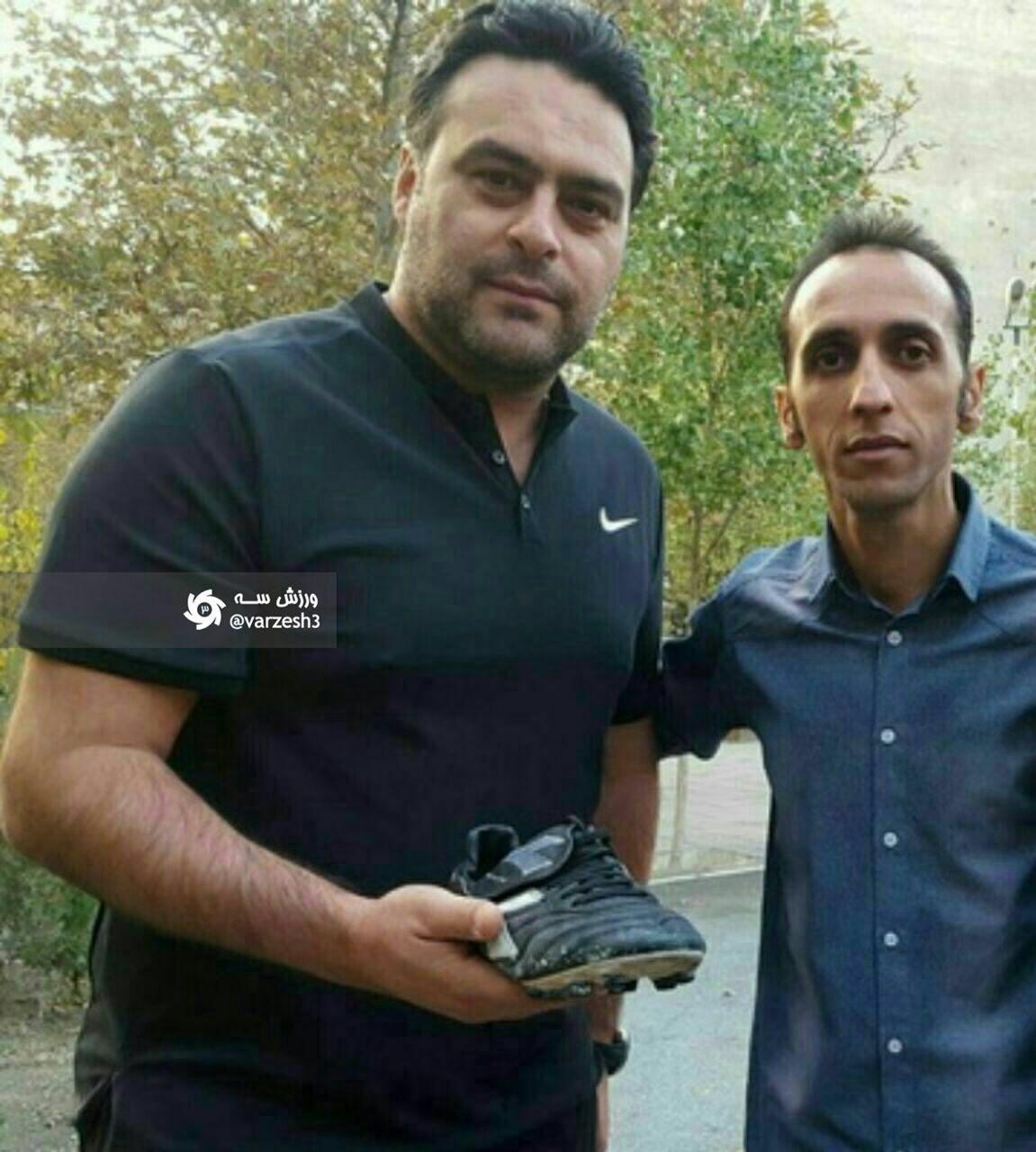 کفش‌های 50 میلیون تومانی ناصر حجازی +عکس