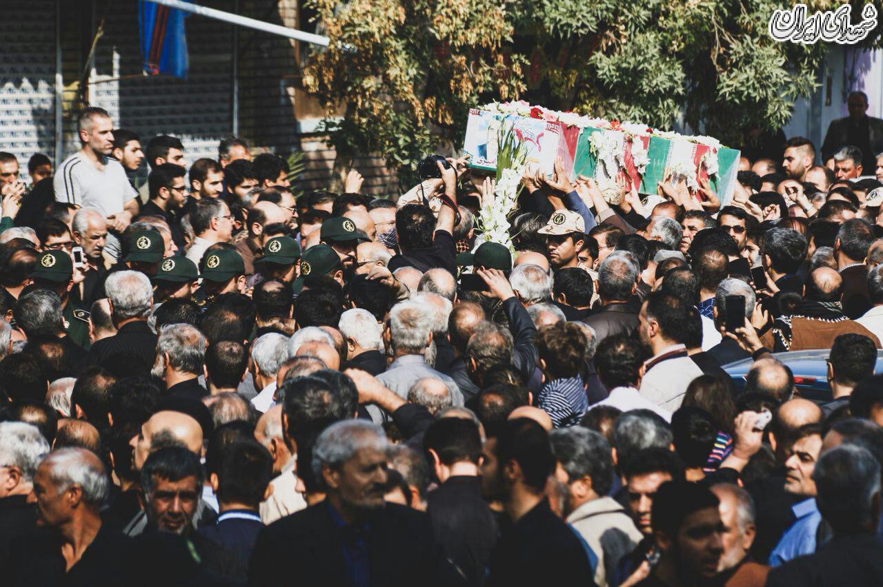 عکس/ مراسم تشییع سردار حاج علی امیری در تهران