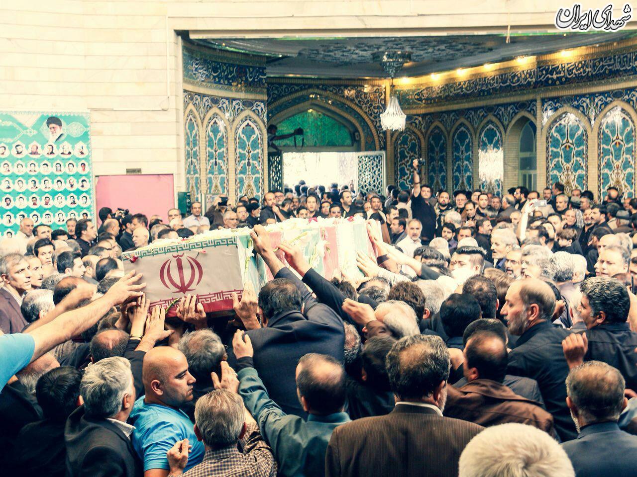 عکس/ مراسم تشییع سردار حاج علی امیری در تهران