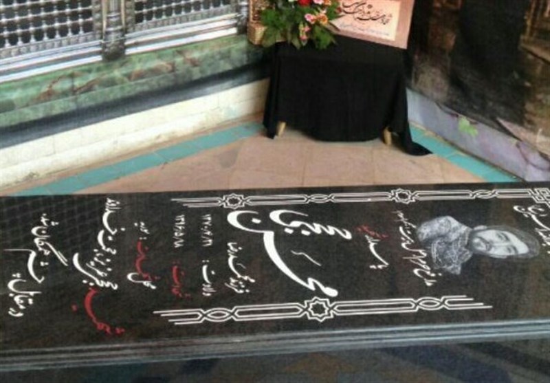 سنگ مزار شهید محسن حججی نصب شد + عکس سنگ مزار شهید محسن حججی نصب شد + عکس