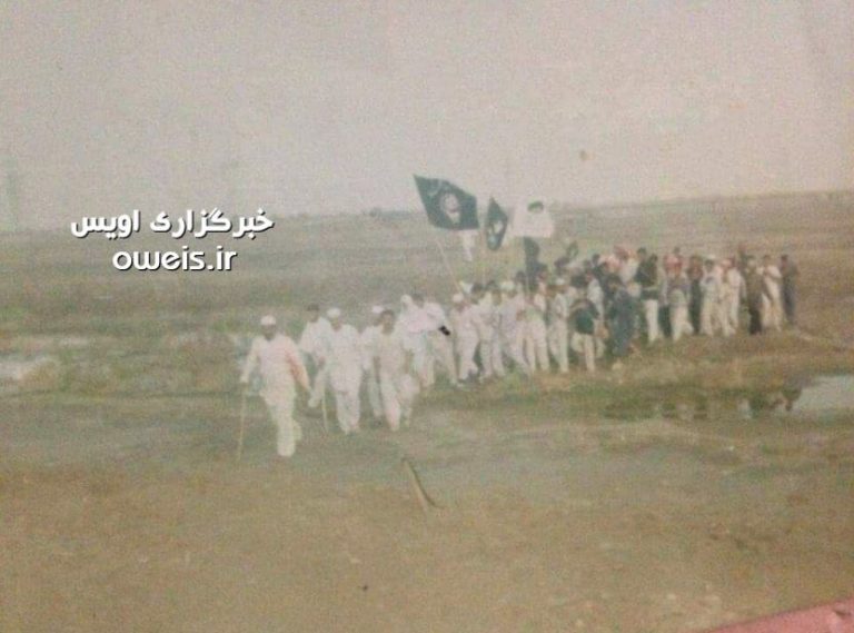 تصویر زیر خاکی پیاده روی اربعین در زمان صدام + عکس