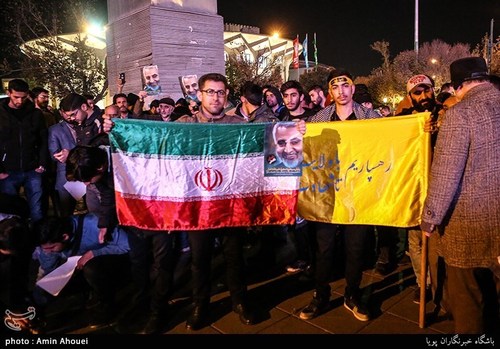 جشن پایان داعش در چهار راه ولی عصر(عج) + عکس