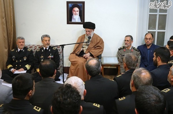 دیدار فرماندهان نیروی دریایی با رهبر انقلاب/عکس دیدار فرماندهان نیروی دریایی با رهبر انقلاب/عکس