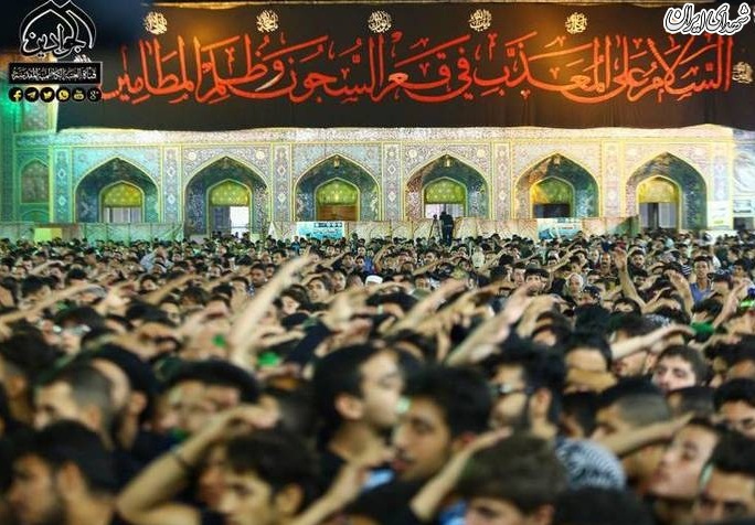 عکس/ حال و هوای بارانی حرم شریفین کاظمین(ع)