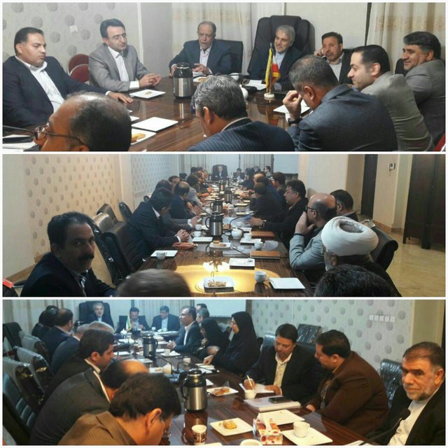 جلسه شبانگاهی نوبخت،واعظی و ترکان +عکس