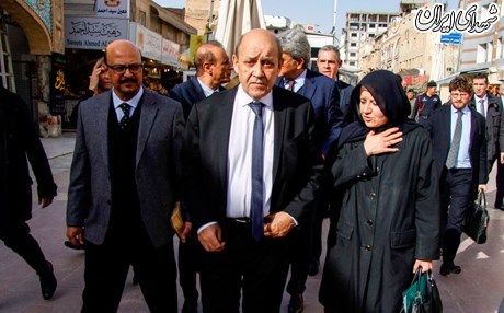 حضور وزیر خارجه فرانسه در نجف + عکس حضور وزیر خارجه فرانسه در نجف + عکس