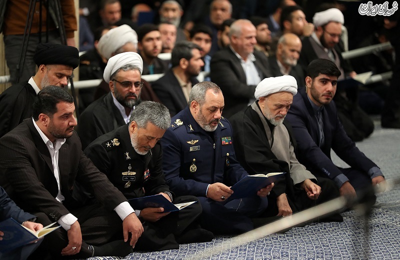 مراسم ترحیم آیت‌الله شاهرودی در بیت رهبری