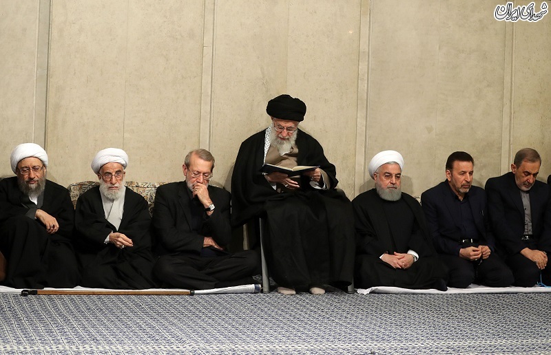 مراسم ترحیم آیت‌الله شاهرودی در بیت رهبری