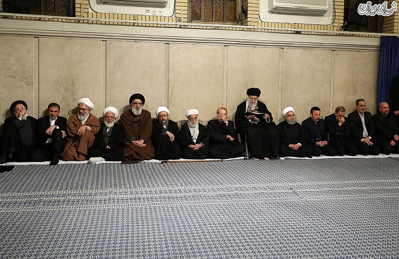 مراسم ترحیم آیت‌الله شاهرودی در بیت رهبری