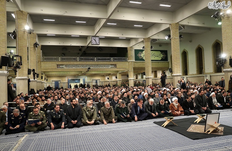 مراسم ترحیم آیت‌الله شاهرودی در بیت رهبری