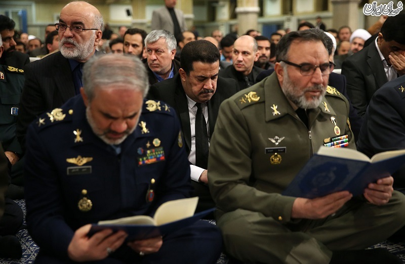 مراسم ترحیم آیت‌الله شاهرودی در بیت رهبری