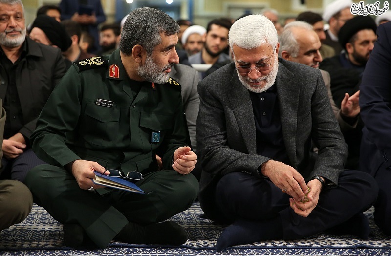 مراسم ترحیم آیت‌الله شاهرودی در بیت رهبری