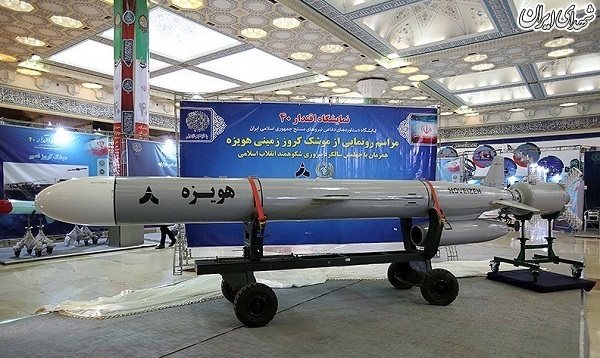 عکس/ رونمایی از موشک کروز برد بلند زمینی هویزه عکس/ رونمایی از موشک کروز برد بلند زمینی هویزه