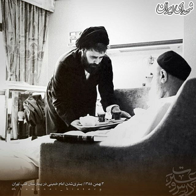 نقش آیتالله خامنهای در انتقال امام(ره) به تهران +عکس نقش آیتالله خامنهای در انتقال امام(ره) به تهران +عکس