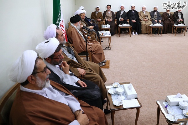 عکس/دیدار مسئولان دفتر تبلیغات اسلامی حوزه علمیه قم با امام خامنه ای