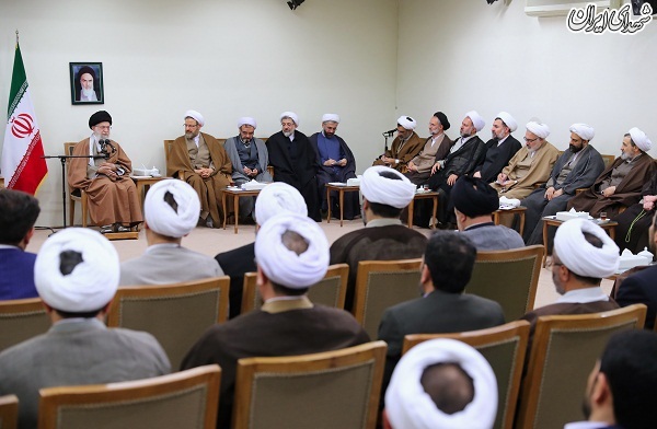 عکس/دیدار مسئولان دفتر تبلیغات اسلامی حوزه علمیه قم با امام خامنه ای