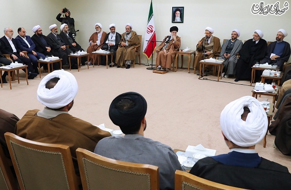 عکس/دیدار مسئولان دفتر تبلیغات اسلامی حوزه علمیه قم با امام خامنه ای
