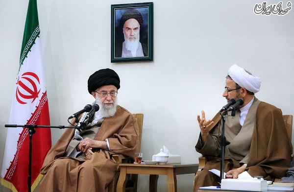 عکس/دیدار مسئولان دفتر تبلیغات اسلامی حوزه علمیه قم با امام خامنه ای
