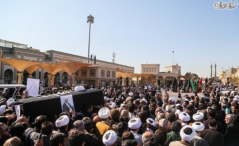 عکس/تشییع پیکر آیت‌الله محمد مؤمن درقم