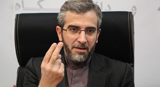 باقری: جلوی ترامپ دیوانه را امتیازدهی نمی تواند بگیرد