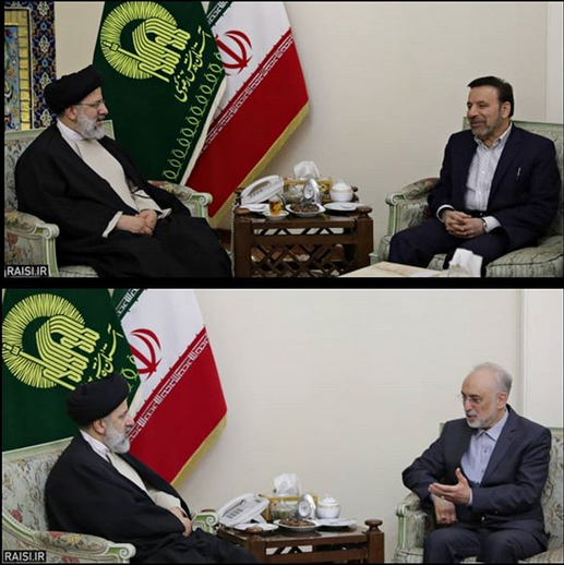 دیدار دو عضو دولت با حجت الاسلام رئیسی + عکس