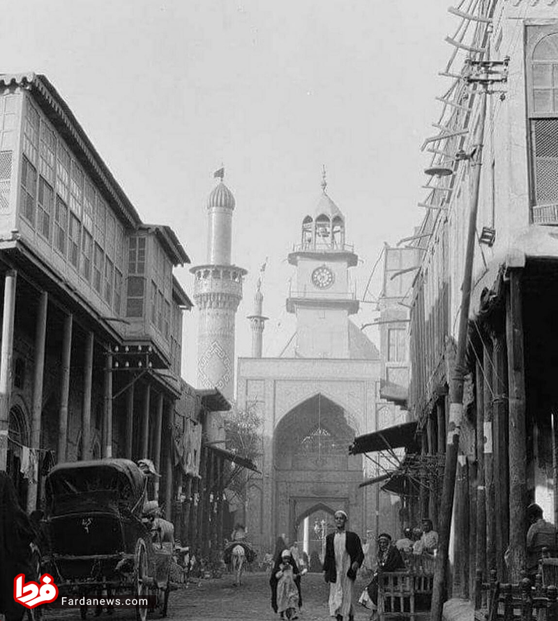 باب القبله حرم حضرت عباس(ع) در 86 سال قبل