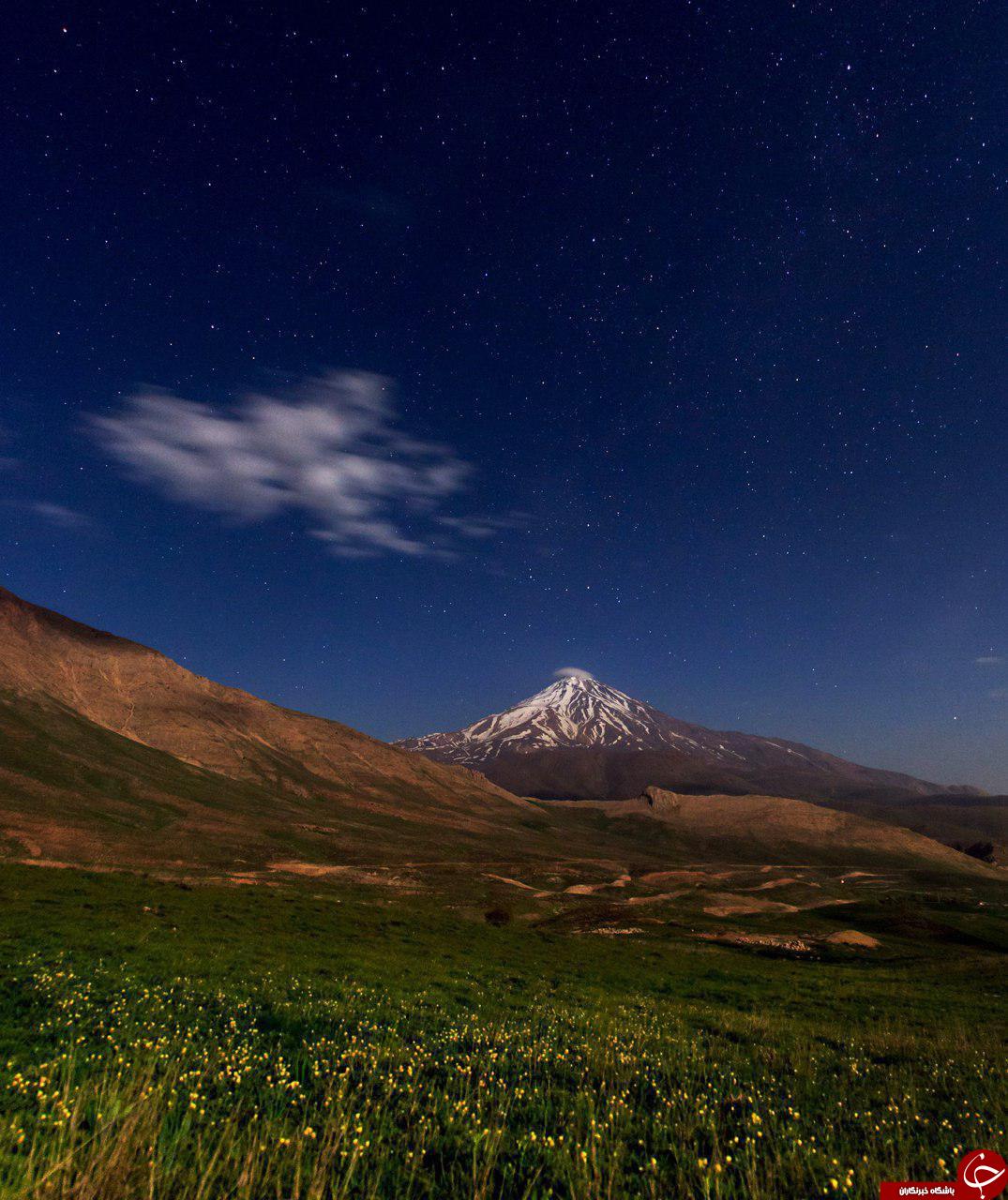 تصویری از بلندترین کوه ایران در نمایی بسیار زیبا + عکس تصویری از بلندترین کوه ایران در نمایی بسیار زیبا + عکس