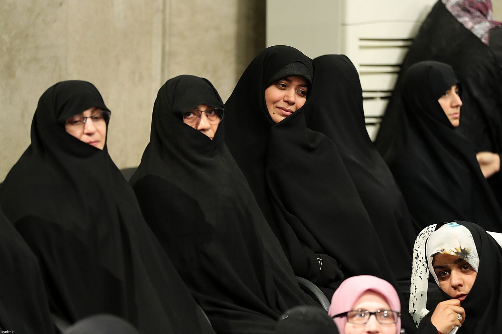 حضور الهام چرخنده در دیدار امروز رهبر انقلاب + عکس