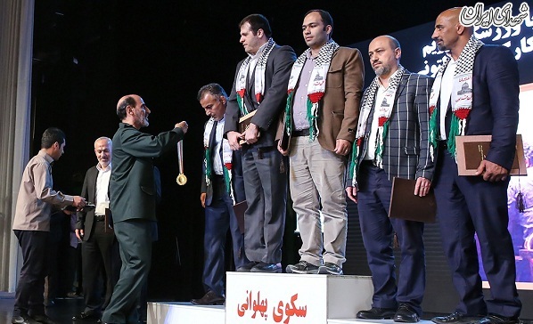 عکس/ تجلیل از ورزشکاران حامی ملت فلسطین