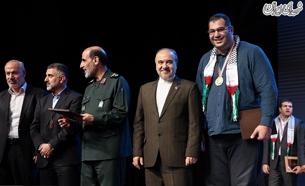 عکس/ تجلیل از ورزشکاران حامی ملت فلسطین