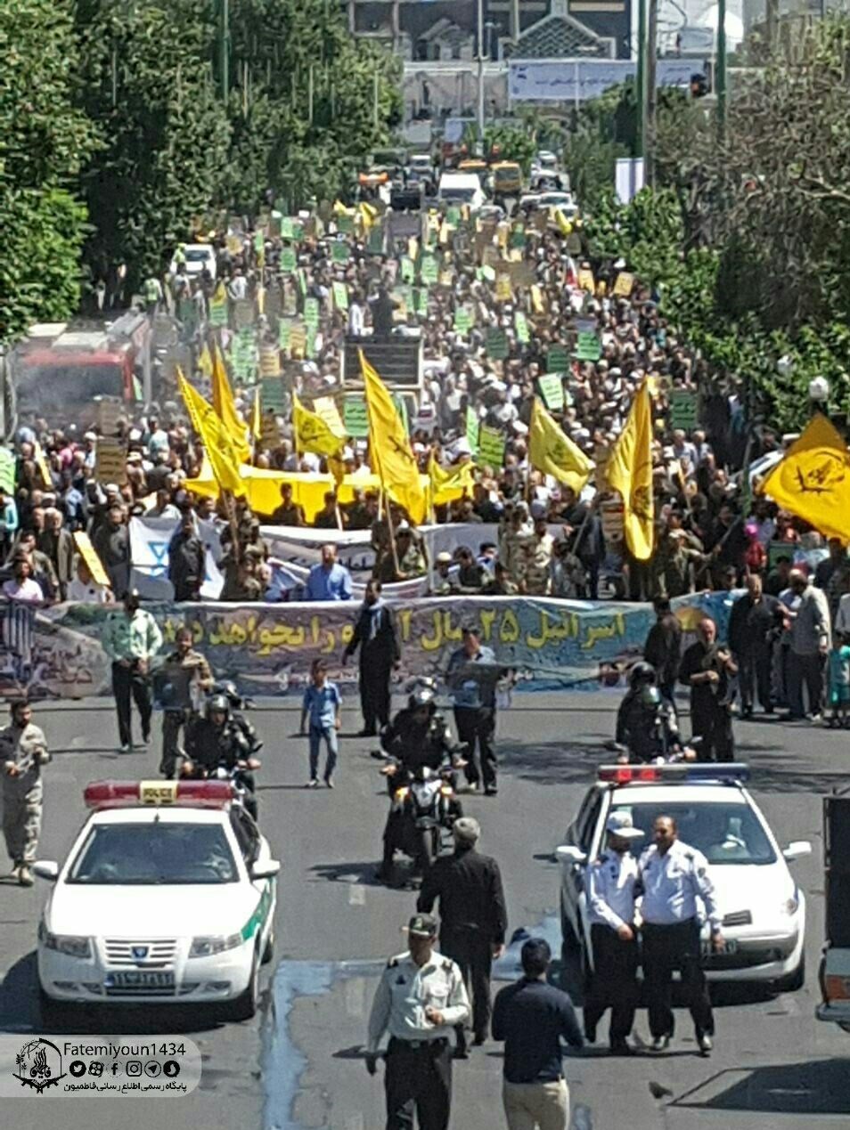 حضور لشکر فاطمیون در راهپیمایی روز قدس + عکس حضور لشکر فاطمیون در راهپیمایی روز قدس + عکس