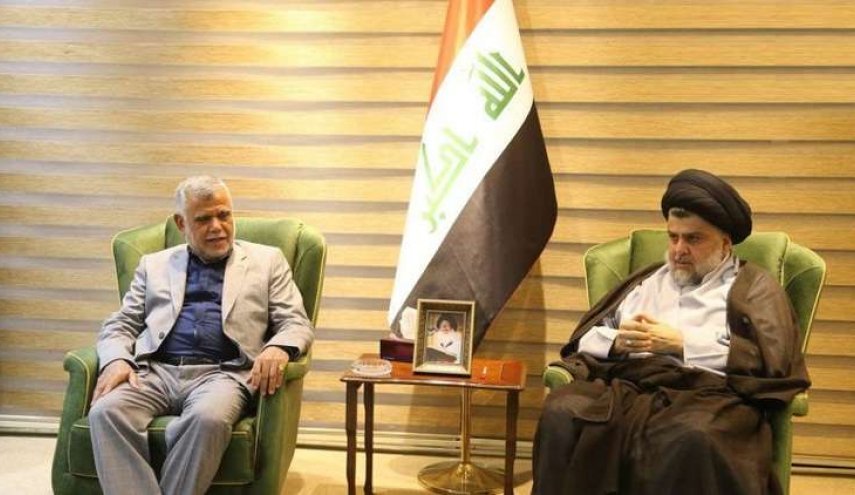 توافق مقتدی صدر و العامری برای تشکیل توافق مقتدی صدر و العامری برای تشکیل