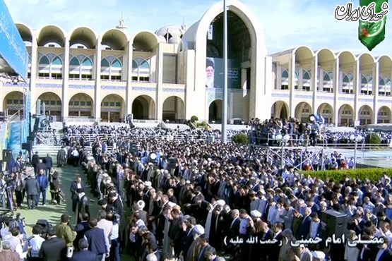 نماز عید فطر به امامت رهبر انقلاب / تصاویر