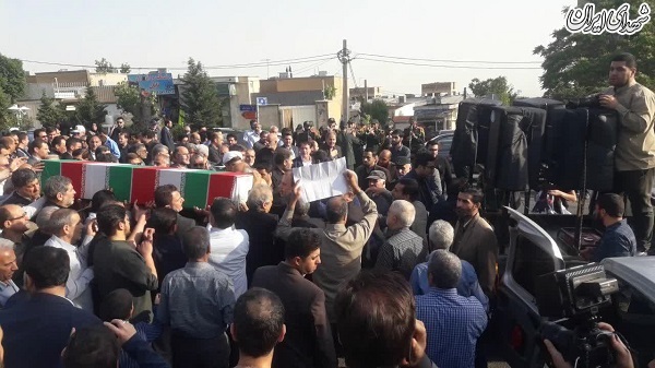تشییع باشکوه سردار شهید اردکانی + عکس