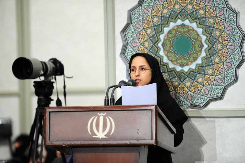 متن سخنرانی جنجالی سحر مهرابی در دیدار با رهبری متن سخنرانی جنجالی سحر مهرابی در دیدار با رهبری