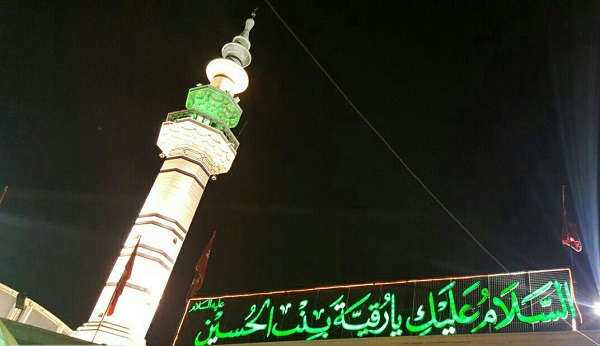 حضور رزمندگان فاطمیون در حرم حضرت رقیه (س) حضور رزمندگان فاطمیون در حرم حضرت رقیه (س)