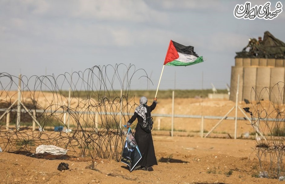 مشارکت هزاران فلسطینی در تظاهرات بازگشت در مرز غزه