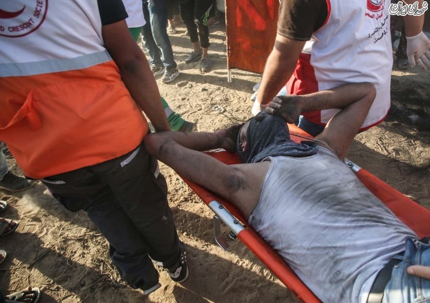 مشارکت هزاران فلسطینی در تظاهرات بازگشت در مرز غزه