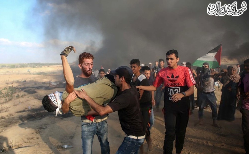 مشارکت هزاران فلسطینی در تظاهرات بازگشت در مرز غزه