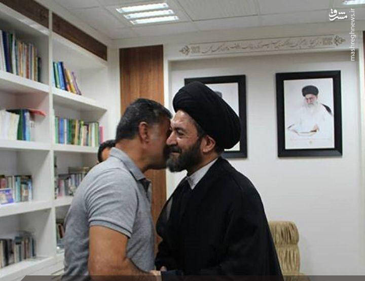 دیدار علی دایی با نماینده ولی فقیه در اردبیل + عکس