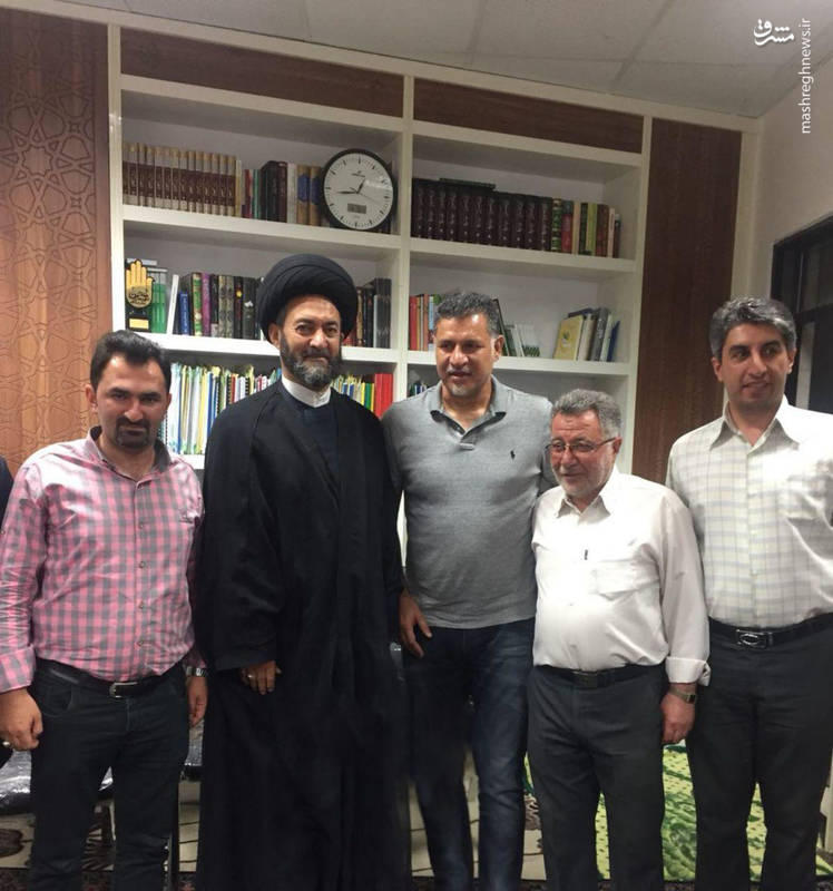 دیدار علی دایی با نماینده ولی فقیه در اردبیل + عکس