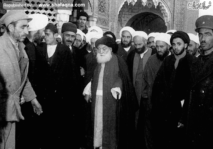 تصاویری نادر از مرحوم آیت الله بروجردی(ره) + عکس