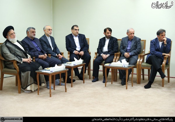 دیدار رئیس جمهور و اعضای هیئت دولت با رهبر انقلاب